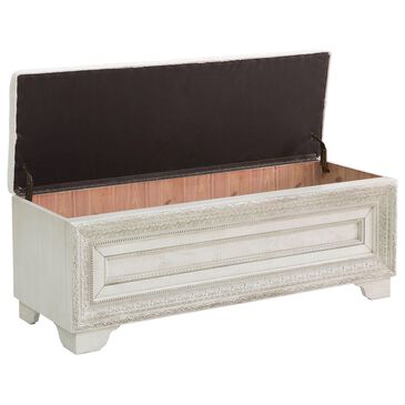 Chapel Hill Camila Storage Bed Bench in Camila White, , large