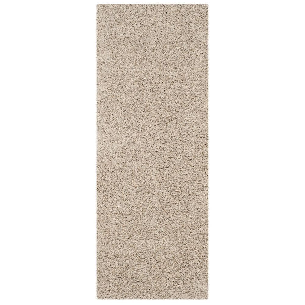 Safavieh Athens Shag SGA119G-210 2"3" x 10" Beige Runner, , large
