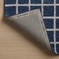 Chris Loves Julia x Loloi Polly 7"9" x 9"9" Navy and Silver Area Rug, , large