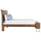 Home Trends & Design London Loft Queen Platform Bed in Walnut and Antique Zinc, , large