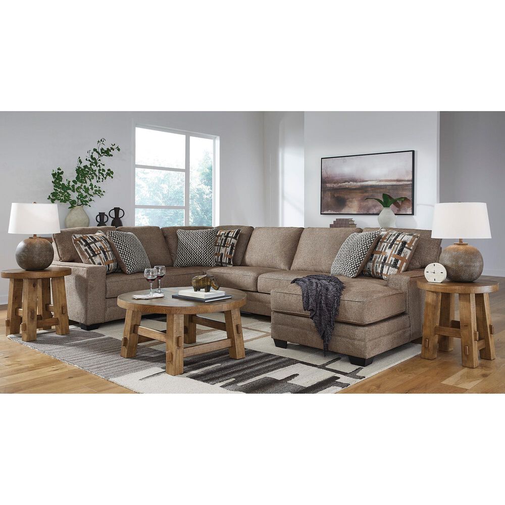 Ashley Cannonbrook 3-Piece Sectional in Cannonbrook Nutmeg, , large