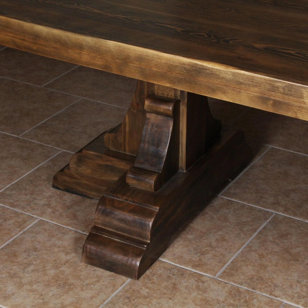 Horizon Home San Marcos and Montecristo 7-Piece Rectangular Dining Set in Brown, , large