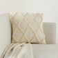 Nourison Life Styles 18" x 18" Throw Pillow in Ivory, , large