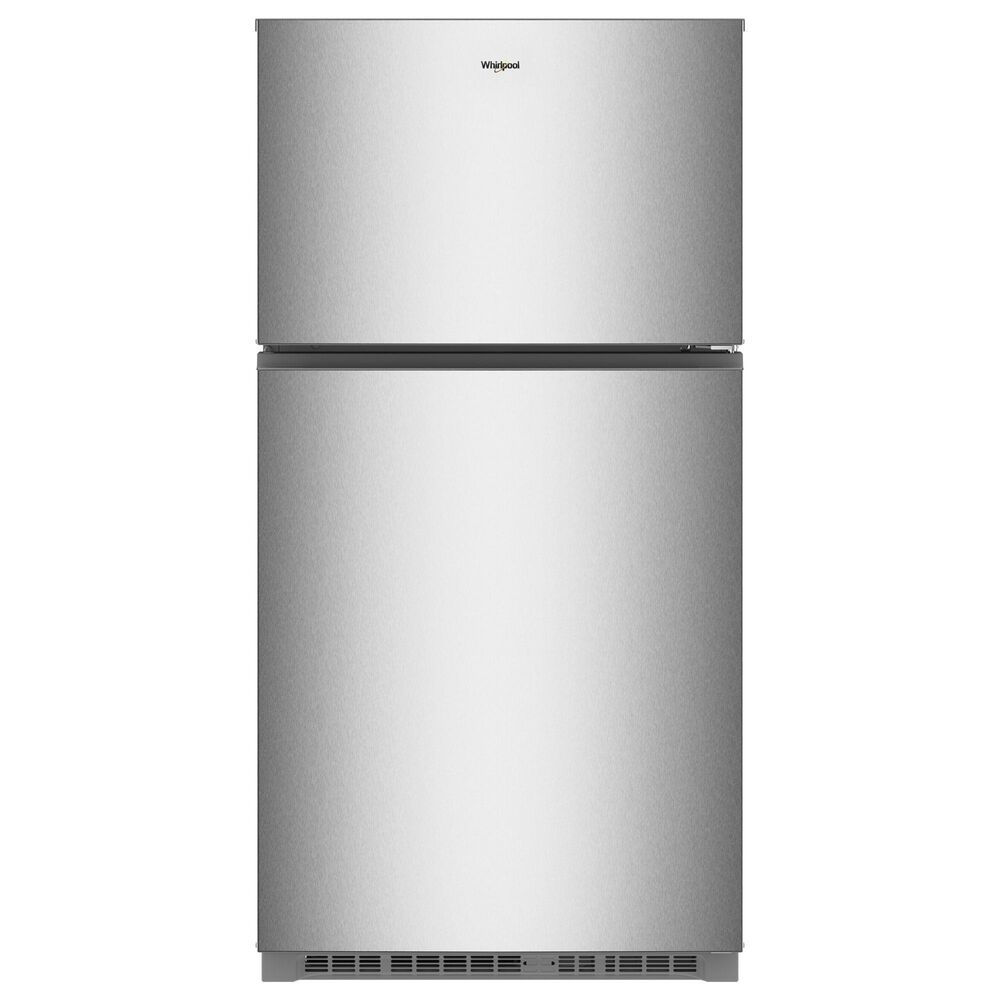 Whirlpool 21.3 Cu. Ft. Top Freezer Refrigerator with Total Coverage Cooling in Fingerprint Resistant Stainless Steel, , large