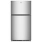 Whirlpool 21.3 Cu. Ft. Top Freezer Refrigerator with Total Coverage Cooling in Fingerprint Resistant Stainless Steel, , large