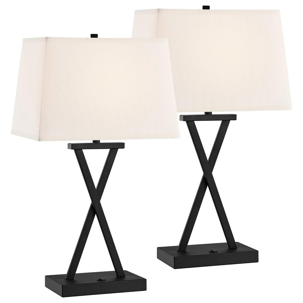 Lite Source Maisie Table Lamp in Black (Set of 2), , large