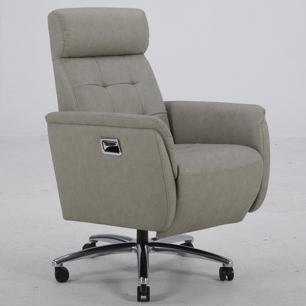 Interlochen Recliner Office Chair in Clayton Light Gray NFM
