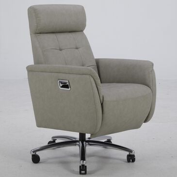 Interlochen Recliner Office Chair in Clayton Light Gray, , large