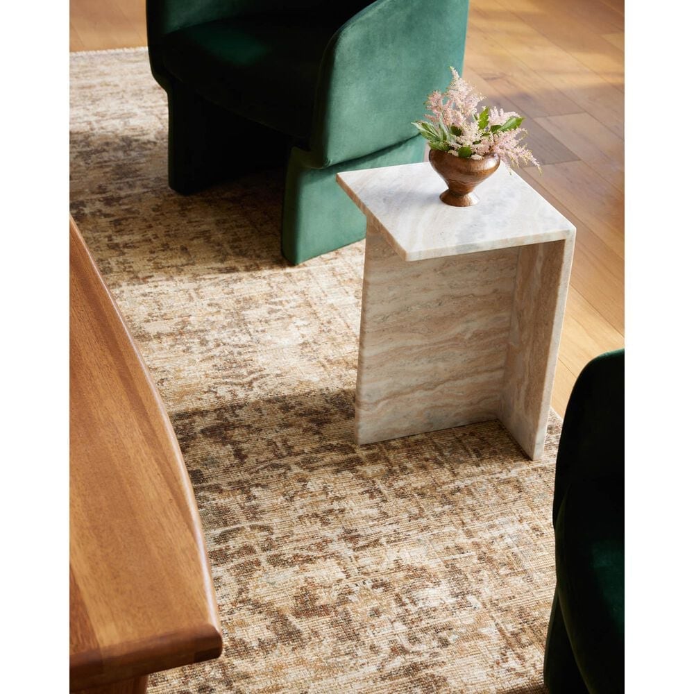 Loloi Heritage 6&#39; x 9&#39; Brick and Multicolor Area Rug, , large