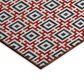 Dalyn Rug Company Marlo 2"3" x 10" Red Indoor/Outdoor Runner, , large