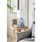 A&B Home Flower Bird Table Lamp in Blue and White, , large