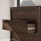 Millenium Dilenno 5 Ball Bearing Smooth Gliding Drawer Chest in Dark Brown, , large