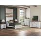 Ashley Savonport Full Storage Panel Bed in White and Brown, , large
