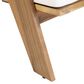 Hearth and Haven Outdoor Club Chair with Beige Cushion in Teak (Set of 2), , large