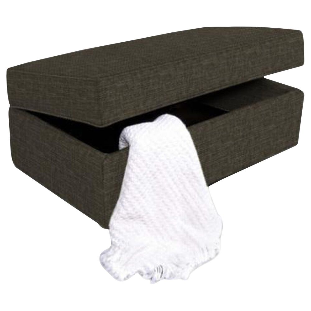 England Furniture Malibu Storage Ottoman in Sleepy Mushroom, , large