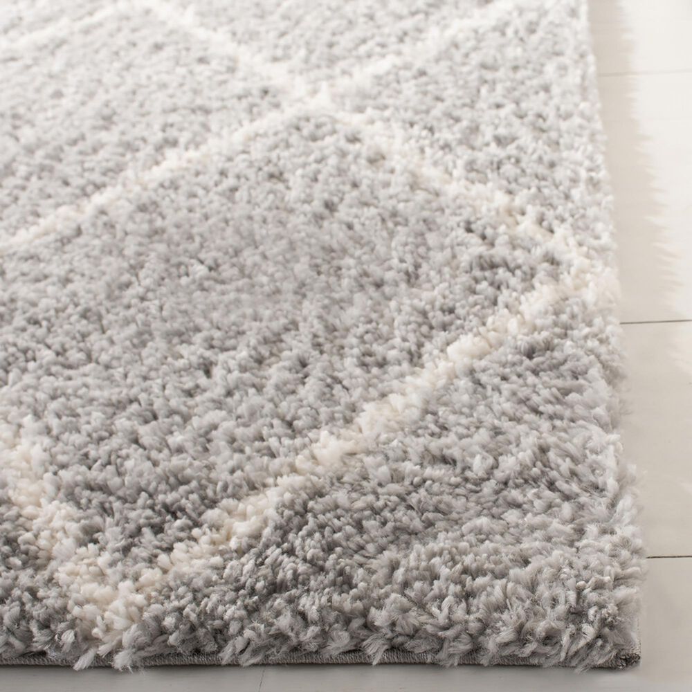 Safavieh Parma Shag PMA515G 8&#39; x 10&#39; Grey and Cream Area Rug, , large