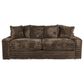 J Cooper USA Jenna Stationary Sofa and Loveseat Set in Chocolate, , large