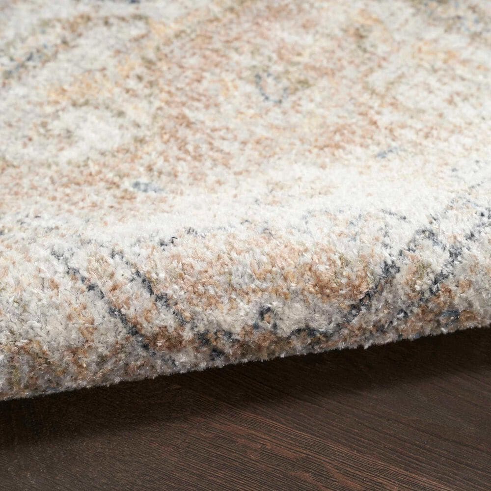 Nourison Astra Machine Washable 7&#39;10&quot; x 10&#39; Beige Area Rug, , large
