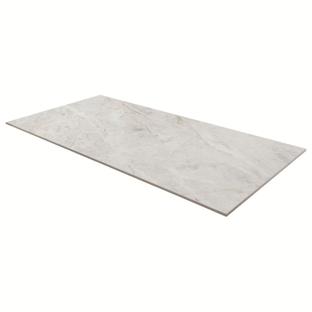 Soho Studio Monarx Ivory White 24" x 48" Satin Porcelain Tile, , large