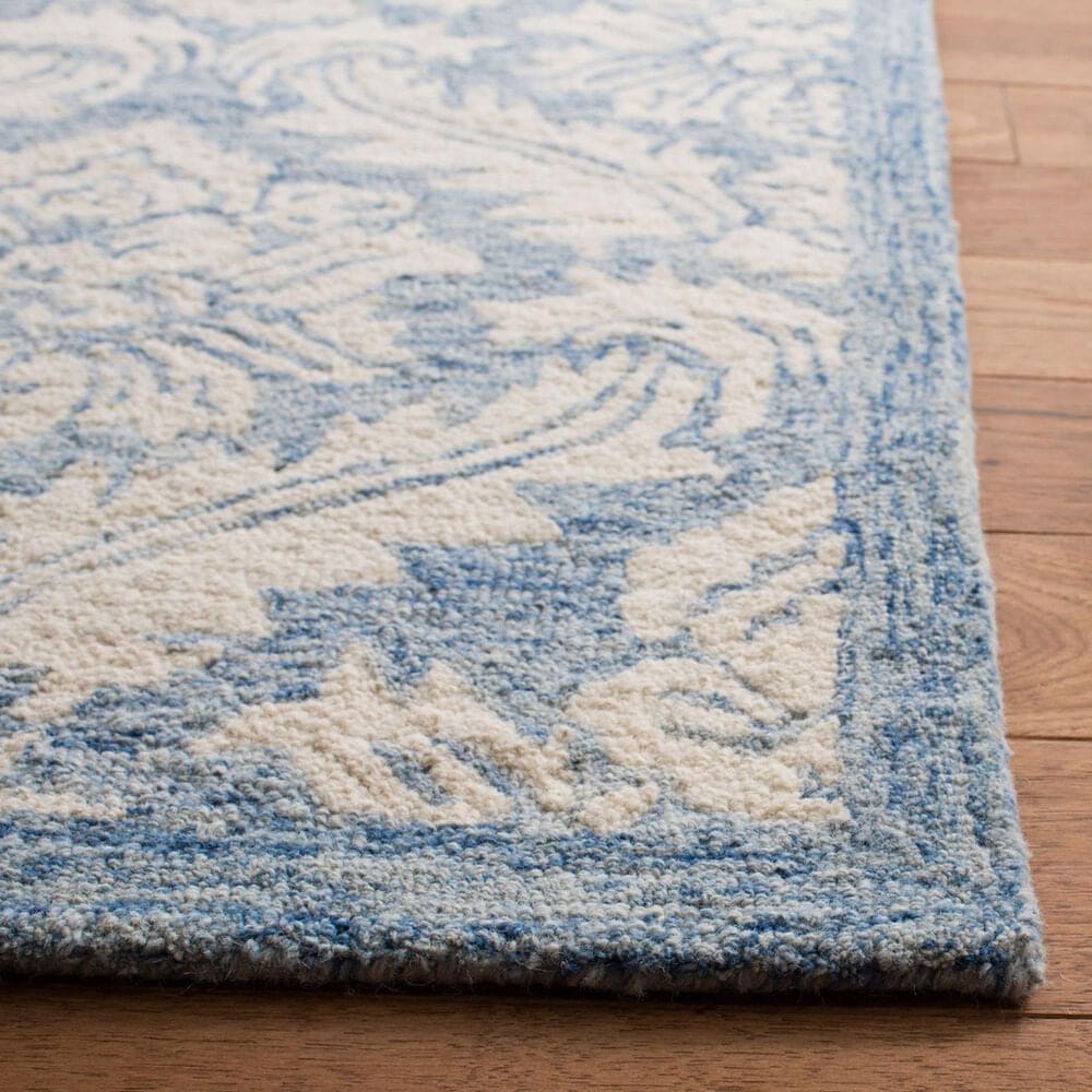 Safavieh Micro-Loop 5&#39; x 8&#39; Blue Area Rug, , large