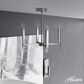 Hunter Sunjai 4-Light Pendant in Brushed Nickel, , large