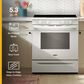 Whirlpool 30" Electric Range in White, , large