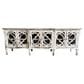 Woodland & Co Harp 6-Door Console Cabinet in Jess White, , large