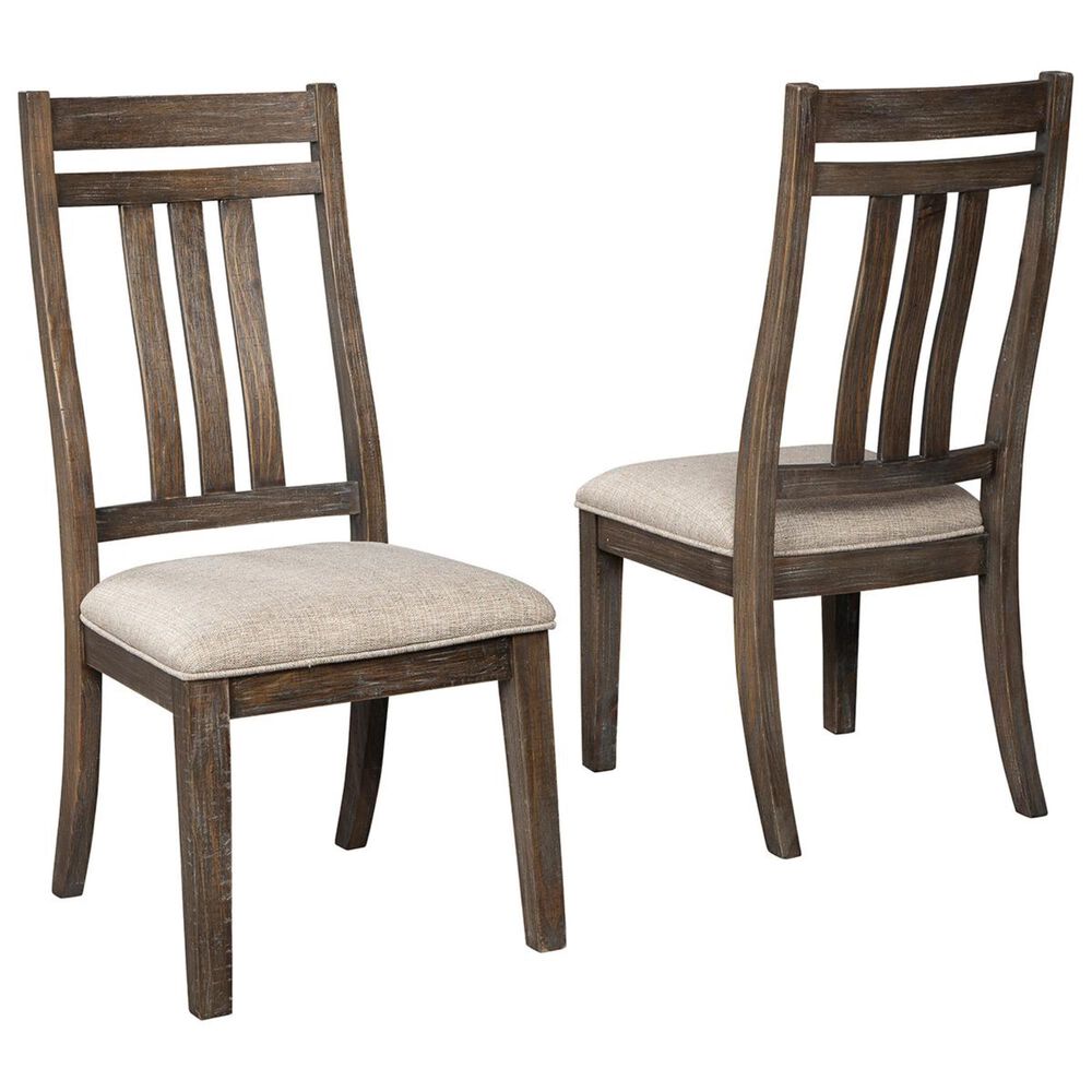 Signature Design by Ashley Wyndahl Side Chair in Rustic Brown, , large