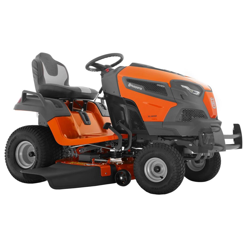 Husqvarna 42" 200-Series Gas-Powered Riding Lawn Mower with Kawasaki Engine, , large