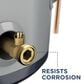 GE Appliances 30-Gallon Smart Short Electric Water Heater with Brass Drain Valve in Gray, , large