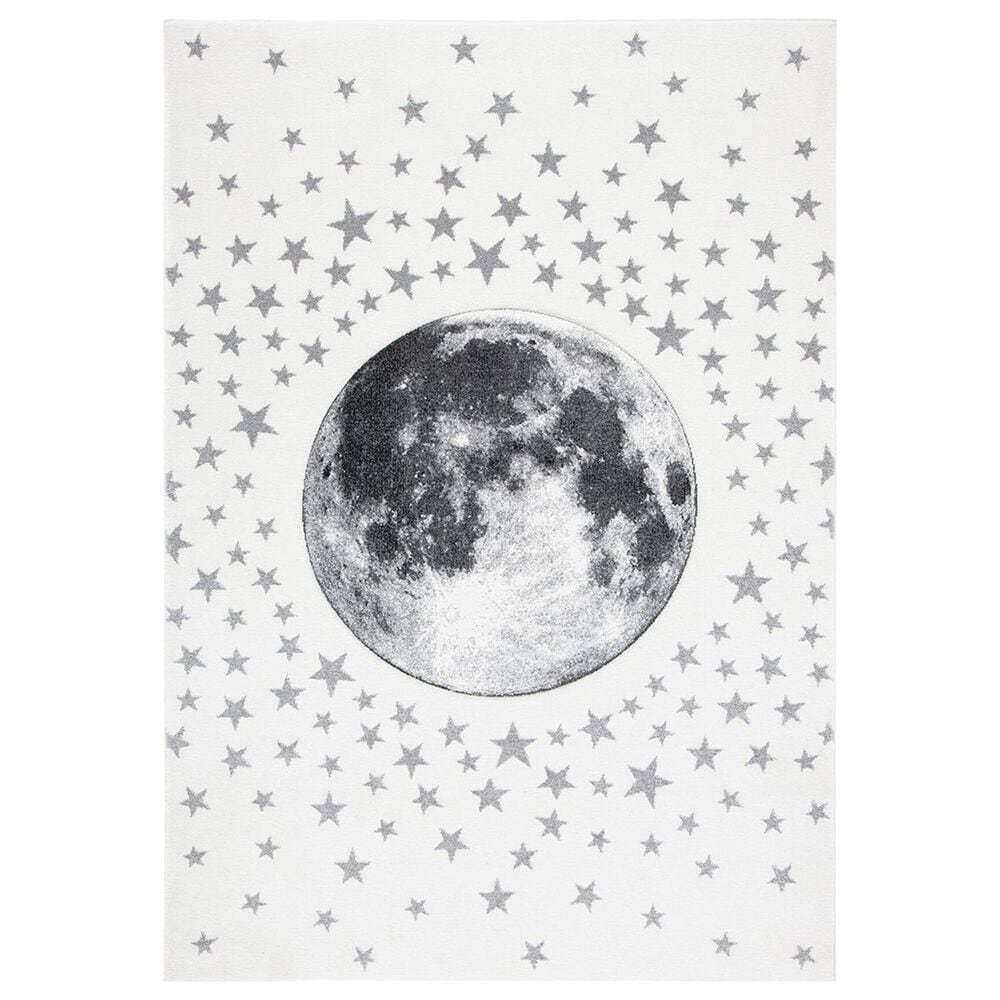 Safavieh Carousel 5"3" x 7"6" Ivory and Grey Kids Area Rug, , large