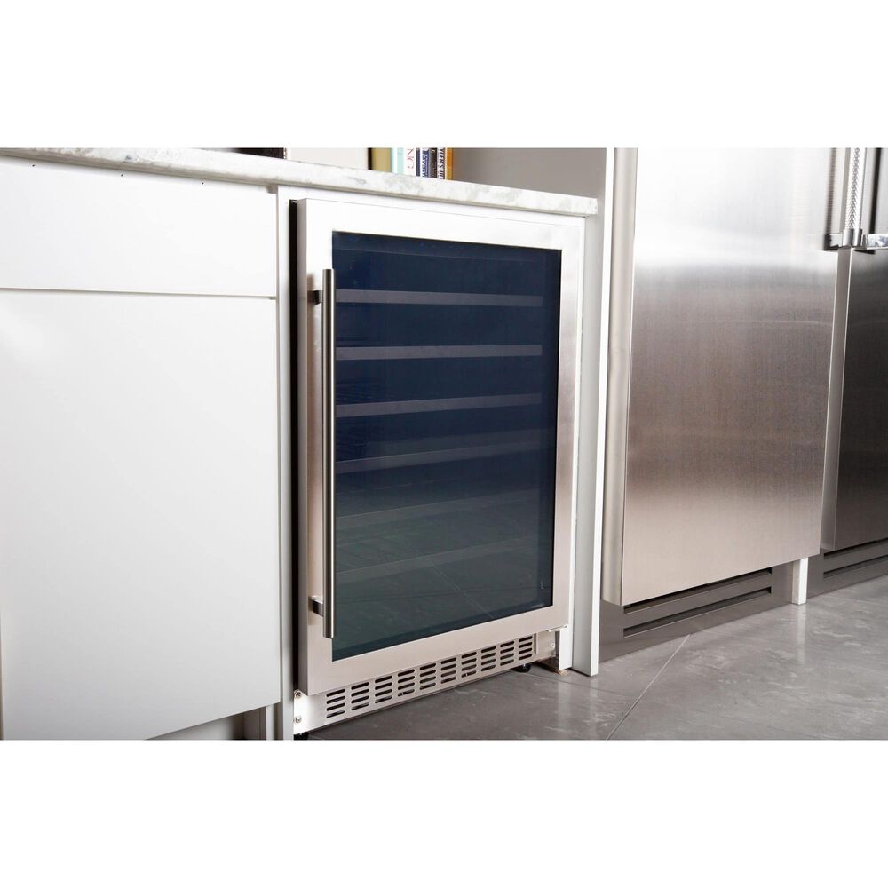 Azure 5.6 Cu. Ft. Glass Door Wine Center in Stainless Steel, , large