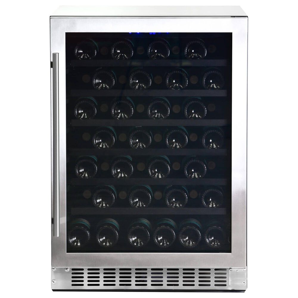 Azure 5.6 Cu. Ft. Glass Door Wine Center in Stainless Steel, , large