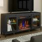 Classic Flame 56" TV Stand with Electric Fireplace in Black, , large