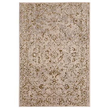 Karastan Axiom Chisel 92116-00527 5"3" x 7"10" Gold Area Rug, , large