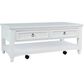 Waltham Westport Castered Coffee Table in White, , large