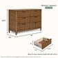 Evolur Flynn 2-Piece Crib and Dresser in Sedona, , large