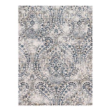 Loloi Torrance TC-02 9"3" x 13" Ivory/Indigo Area Rug, , large