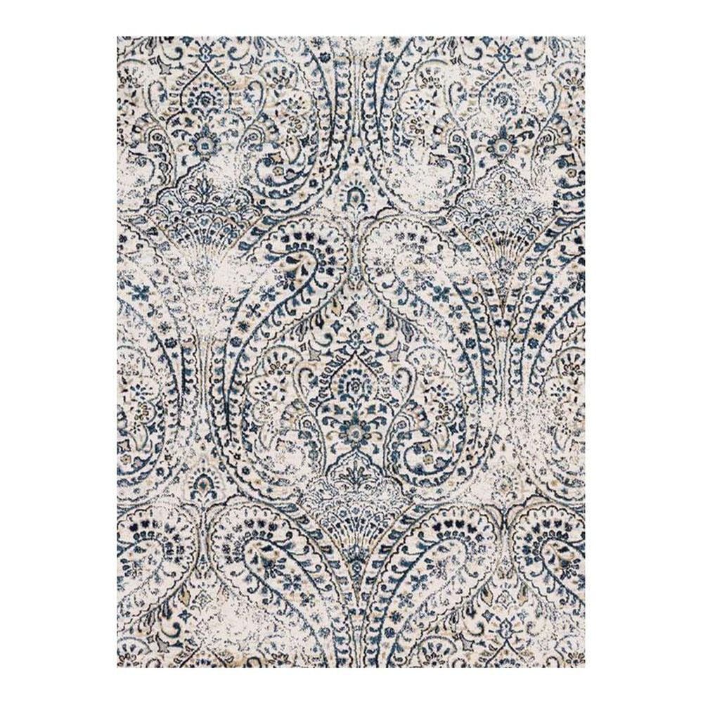 Loloi Torrance TC-02 9"3" x 13" Ivory/Indigo Area Rug, , large