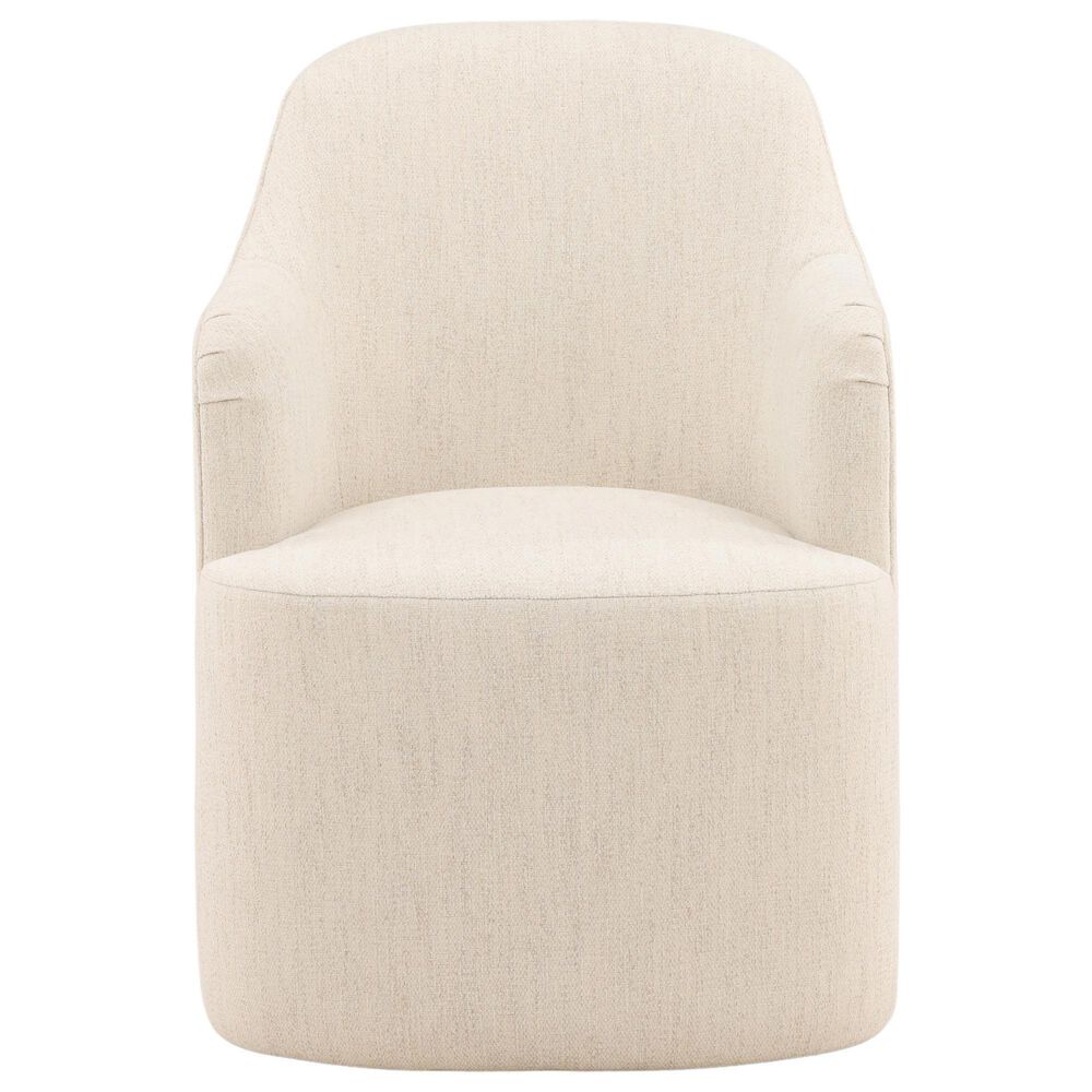 Blue Sun Designs Londyn Dining Arm Chair with Avalon Cream Upholstery, , large