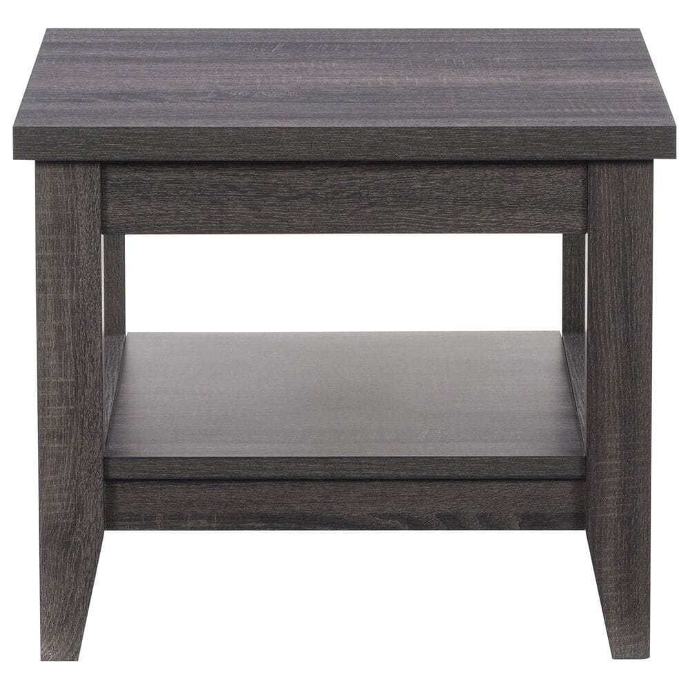 CorLiving Hollywood Side Table in Dark Grey, , large