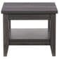 CorLiving Hollywood Side Table in Dark Grey, , large
