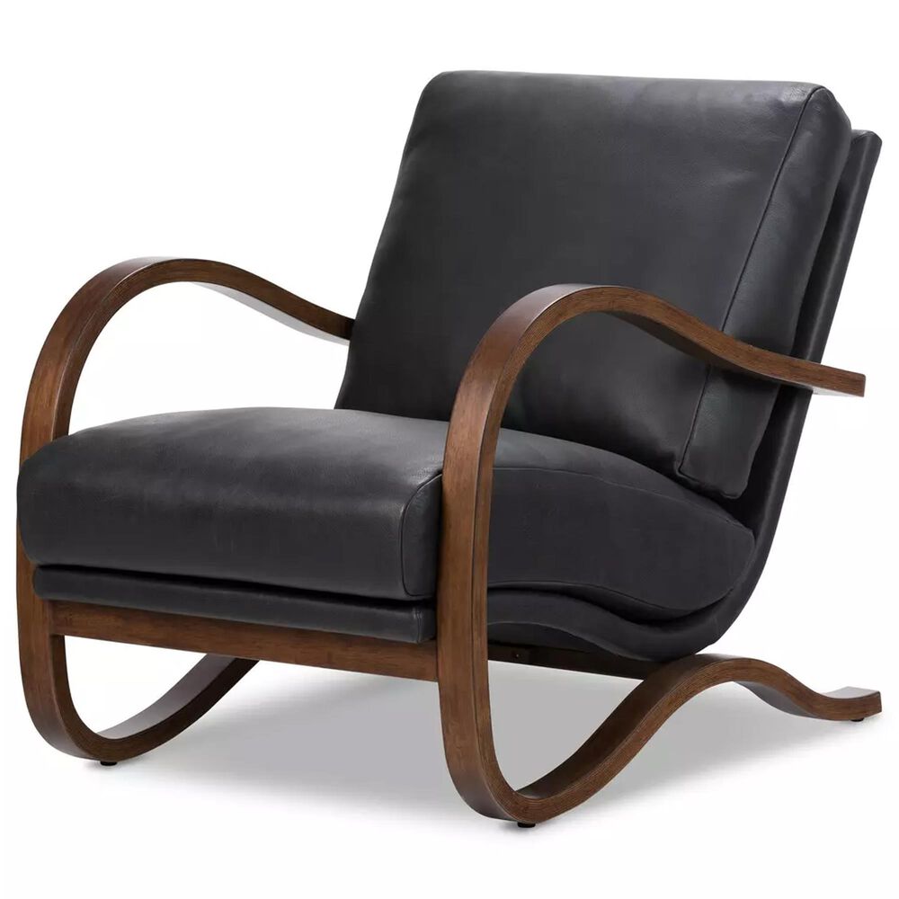 Four Hands Paxon Chair in Brickhouse Black, , large