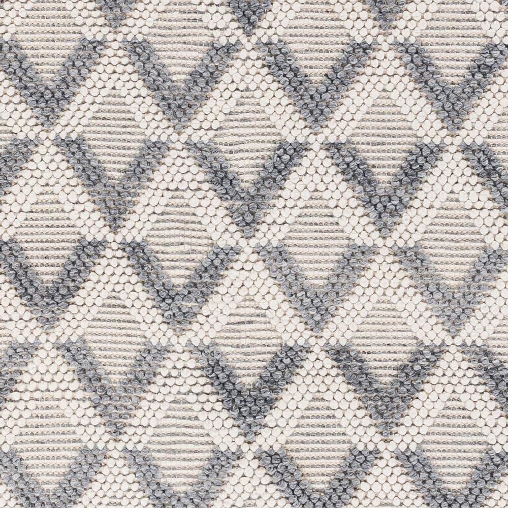 Surya Daffodil Geometric 9&#39; x 12&#39; Light Grey and Natural Area Rug, , large