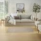 Nourison Courtyard Ivory and Silver 3" x 5" Indoor/Outdoor Area Rug, , large