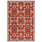 Safavieh Micro-Loop 4" x 6" Rust and Blue Area Rug, , large