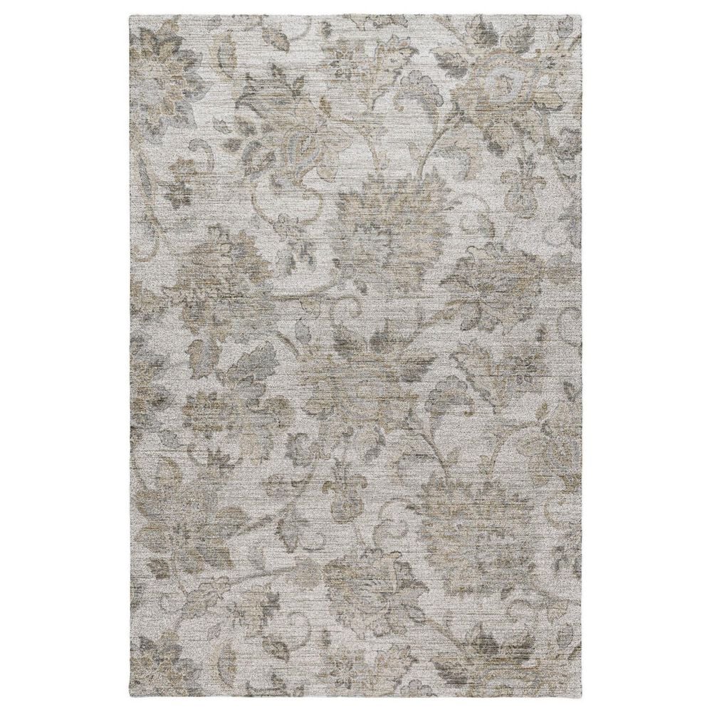 Dalyn Rug Company Silk Road Linen, Ivory, Taupe, Beige and Silver 5" x 7"6" Area Rug, , large