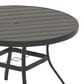 Hearth and Haven 7-Pieces Outdoor Dining Set with Stackable Chairs and Round Table in Black, , large