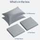 Rest Evercool 4-Piece California King Sheet Set in Cool Gray, , large