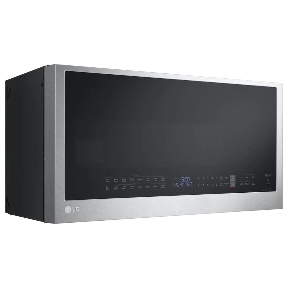 LG 1.7 Cu. Ft. Over-the-Range Microwave Oven with Air Fry in Stainless Steel, , large